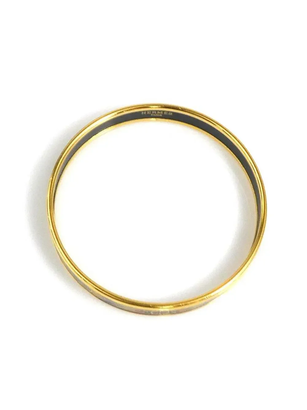 Auth Hermes Cloisonne Bangle Bracelet #307820H24B